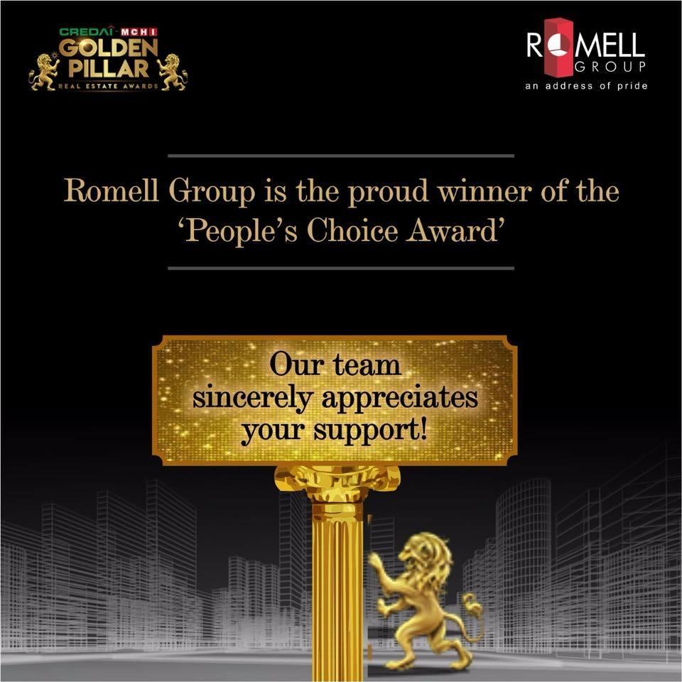 Romell Group awarded People’s Choice Award at the Golden Pillar Awards Update